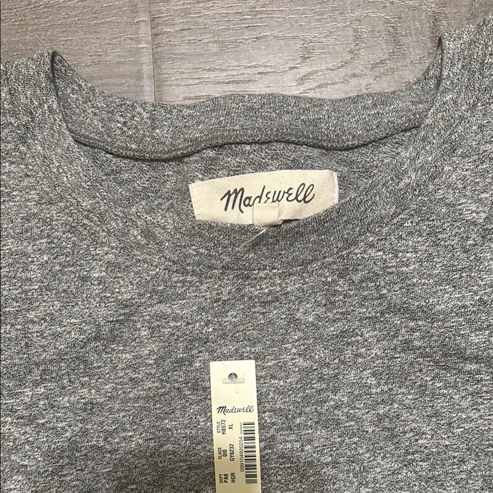 Madewell Heather Gray Knit Top
